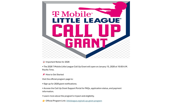 2026 T Mobile Call Up Grant