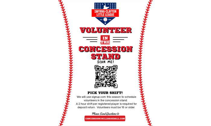 2026 Concession Stand Volunteer Flyer