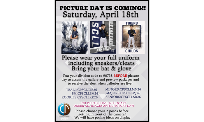 Picture Day is Coming!!!